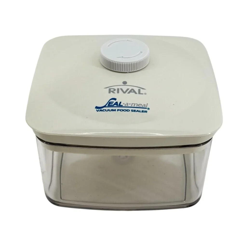 Rival Seal-A-Meal 3 Canisters 3 Lids Hose Sealer Accessory Kit VSA3 Unused